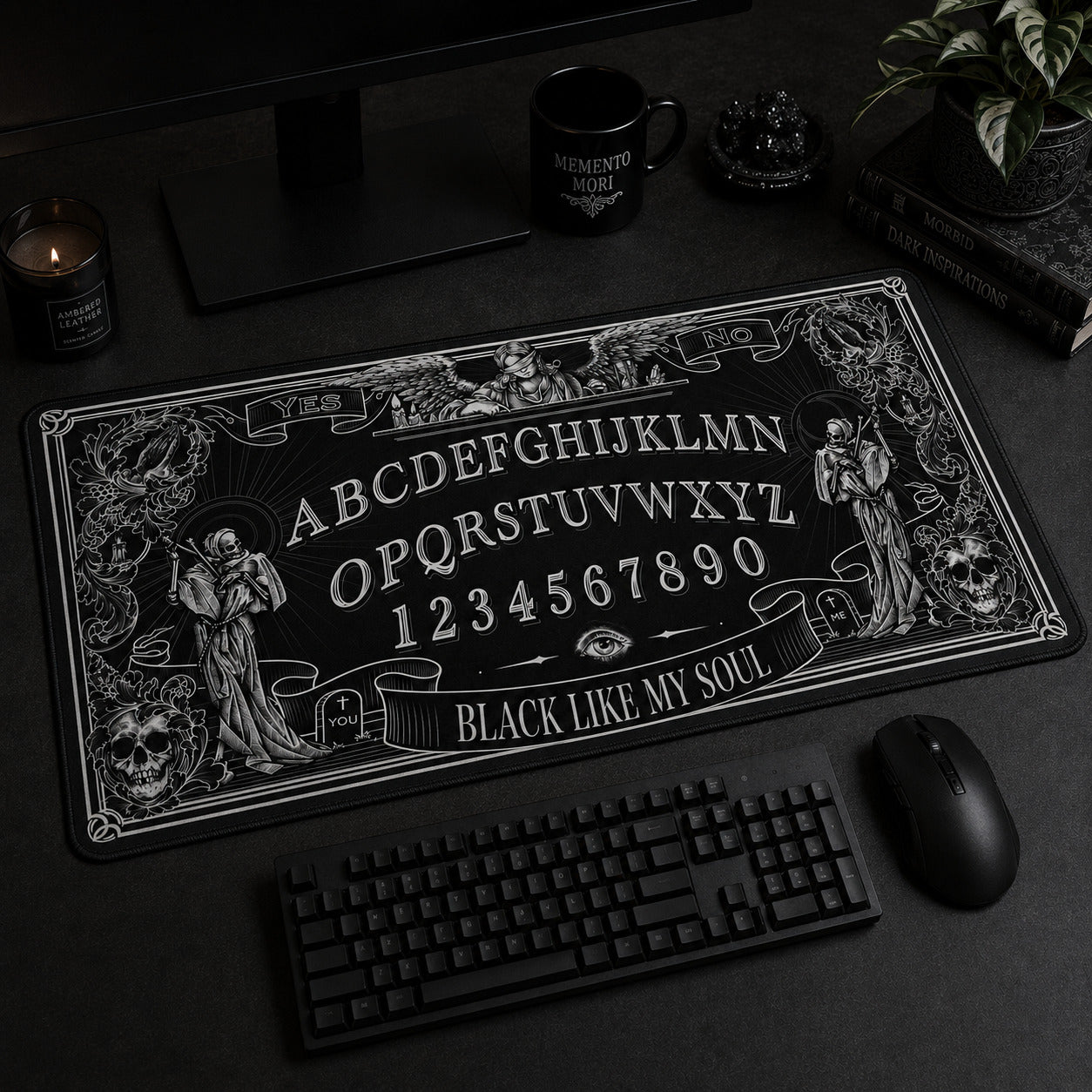 Gothic Grim Reaper Desk Mat
