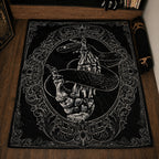 Gothic Snake Skeleton Hand Blanket