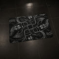 Four-Serpent Gothic Bath Mat