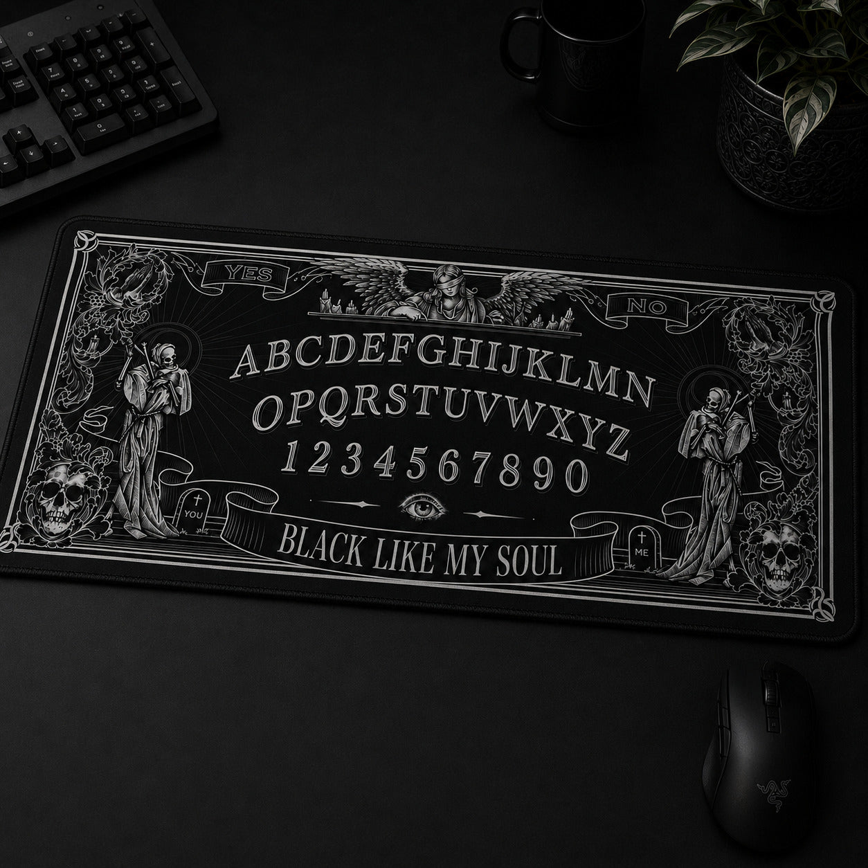 Gothic Grim Reaper Desk Mat