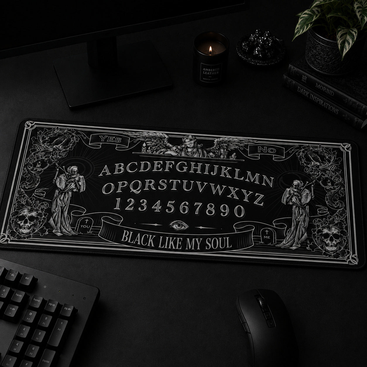 Gothic Grim Reaper Desk Mat