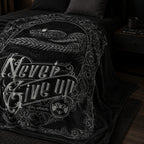 Never Give Up Gothic Snake Blanket