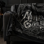 Never Give Up Gothic Snake Blanket